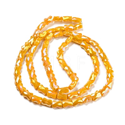 AB Color Plated Glass Beads Strands EGLA-P051-06B-B04-1