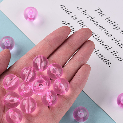 Transparent Acrylic Beads X-MACR-S370-A16mm-708-1
