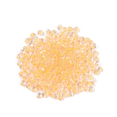 8/0 Inside Colours Transparent Glass Seed Beads X1-SEED-T007-06F-1