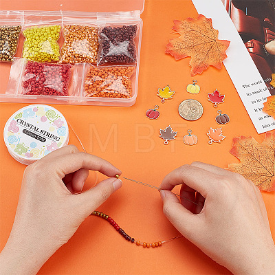 Olycraft DIY Autumn Theme Bracelet Making Kit DIY-OC0010-61-1