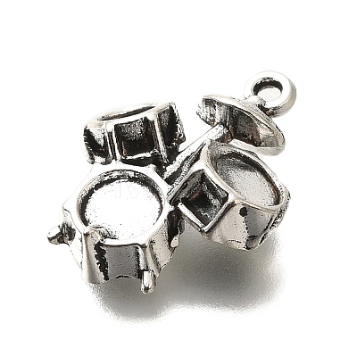 Tibetan Style Alloy Pendants X-FIND-G078-26A-AS-1