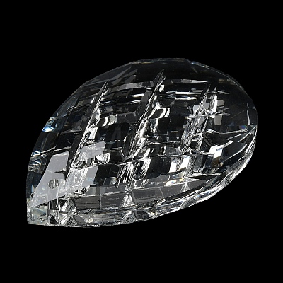 Transparent Glass Pendants GLAA-R223-03J-1