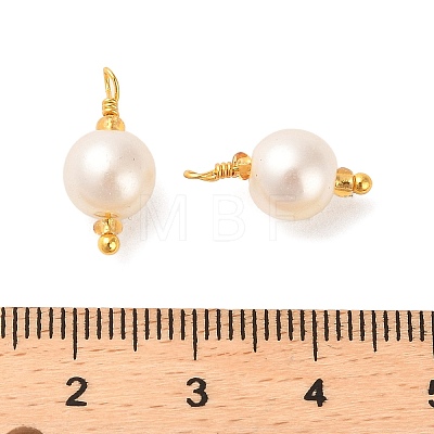 ABS Plastic Imitation Pearl Pendants KK-M266-37G-04-1