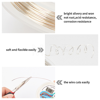 Round Copper Craft Wire for Jewelry Making for Jewelry Making CWIR-BC0006-03B-1