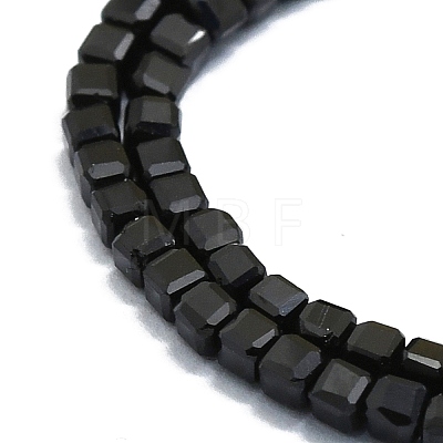 Natural Black Spinel Beads Strands G-P457-B01-31-1