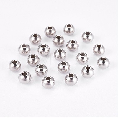 Tarnish Resistant 202 Stainless Steel Rondelle Spacer Beads STAS-F094-06C-P-1