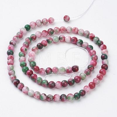 Jade Beads Strands G-D264-6mm-M-1