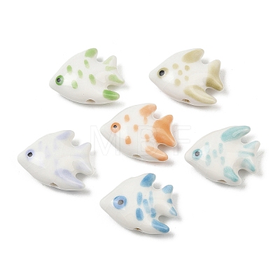 Handmade Porcelain Ceramic Beads PORC-Z003-04A-1