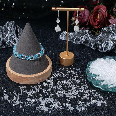90G Pearlized Glass Bugle Beads SEED-PA0001-21-1