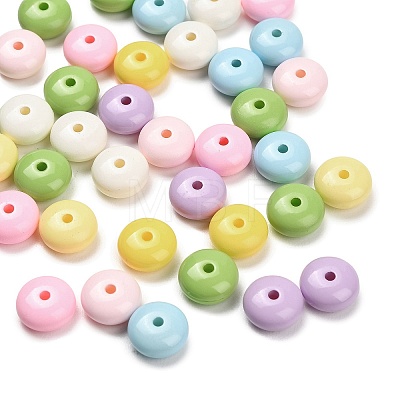 Opaque Acrylic Beads OACR-D043-10-1
