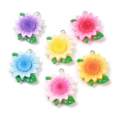 Resin Pendants RESI-D016-04A-1