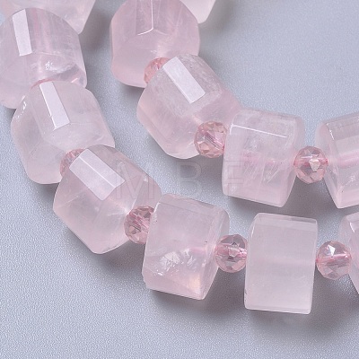 Natural Rose Quartz Beads Strands G-G801-02-1
