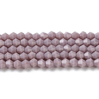 Opaque Solid Color Imitation Jade Glass Beads Strands LS-EGLA-A039-P4mm-D13-1