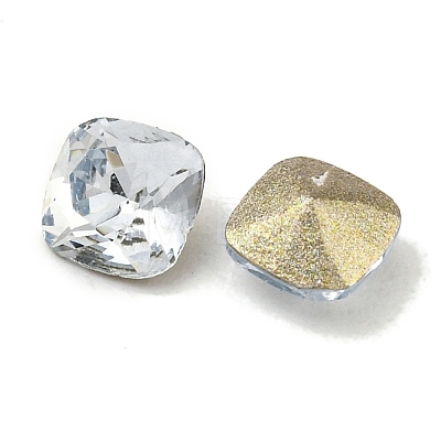 Glass Rhinestone Cabochons RGLA-L029-14B-211-1