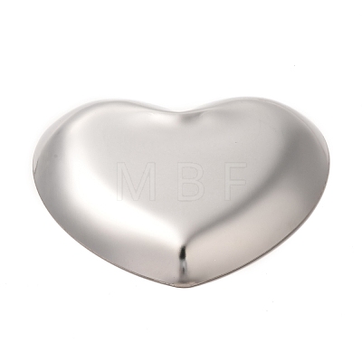 Heart 430 Stainless Steel Jewelry Display Plate STAS-P289-02P-1