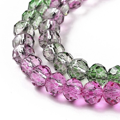 Transparent Glass Beads Strands GLAA-L045-01A-01-1