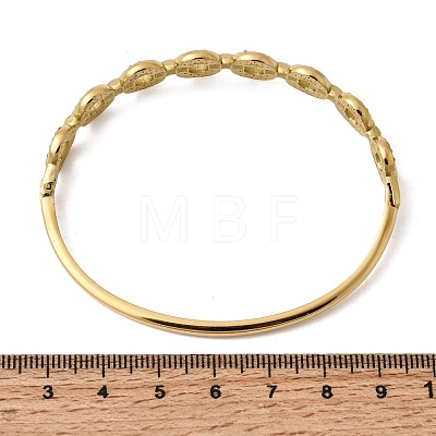 304 Stainless Steel Rhinestone Hinged Bangles for Women BJEW-B168-02C-G-1
