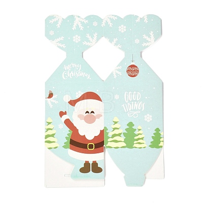 Christmas Theme Paper Fold Gift Boxes CON-G012-03D-1