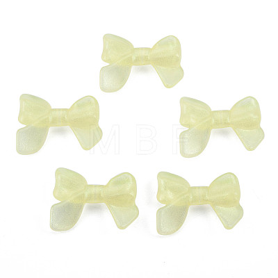 Transparent Luminous Acrylic Beads TACR-T007-11E-1