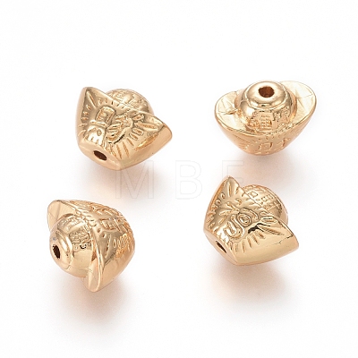 Long-Lasting Plated Alloy Beads X-PALLOY-E576-01G-1