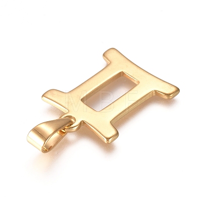 304 Stainless Steel Pendants STAS-L210-06-G-1