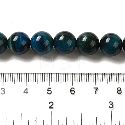 Dyed Natural Tiger Eye Beads Strands G-G102-A02-04-1