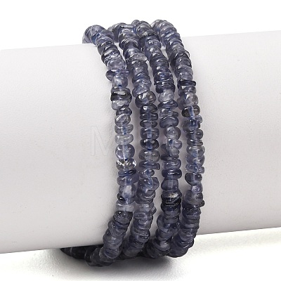 Natural Iolite Beads Strands G-K427-C01-01-1