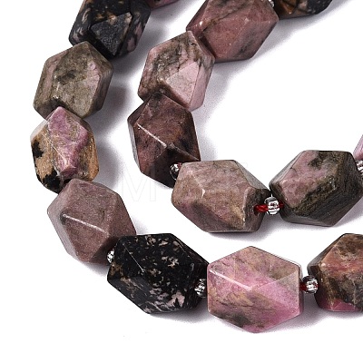 Natural Rhodonite Beads Strands G-Q608-11G-1