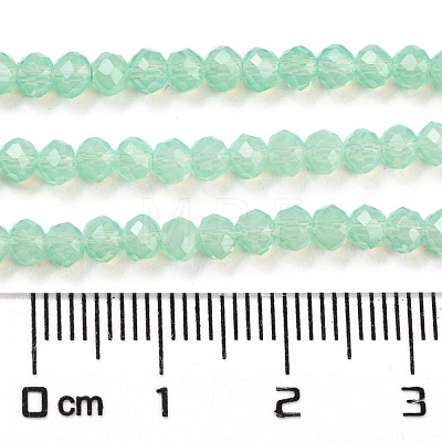 Baking Painted Transparent Glass Beads Strands DGLA-A034-J3mm-B05-1