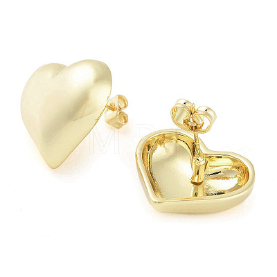 Brass Stud Earrings for Women EJEW-D088-02G-1