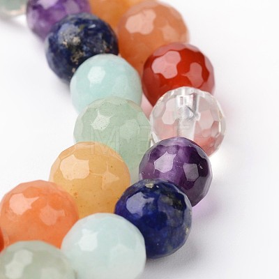 Natural Mixed Stone Beads Strands G-J376-24-8mm-1