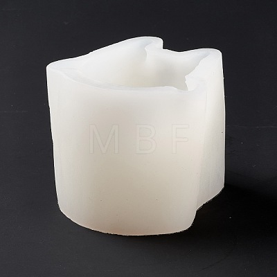 DIY 3D Monster Candle Food Grade Silicone Molds DIY-C058-01C-1
