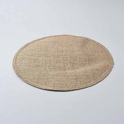 Jute Heat Insulation Coasters AJEW-WH0410-195-1