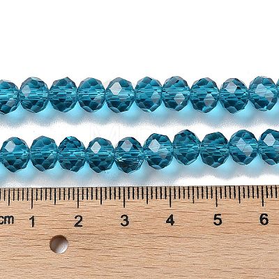 Glass Beads Strands EGLA-A034-T8mm-D27-01-1