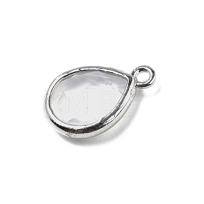 Natural Quartz Crystal Faceted Pendants G-U019-05P-03-1