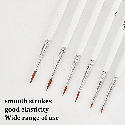  3 Sets 3 Style Nail Art Liner Brush MRMJ-NB0001-21-1