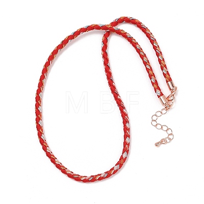3.5MM Round Nylon Cotton Cord Necklace Making NJEW-C106-03RG-10-1