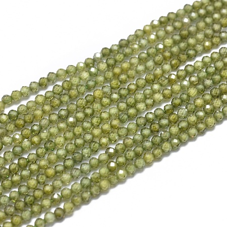 Cubic Zirconia Beads Strands G-G792-47-04A-1