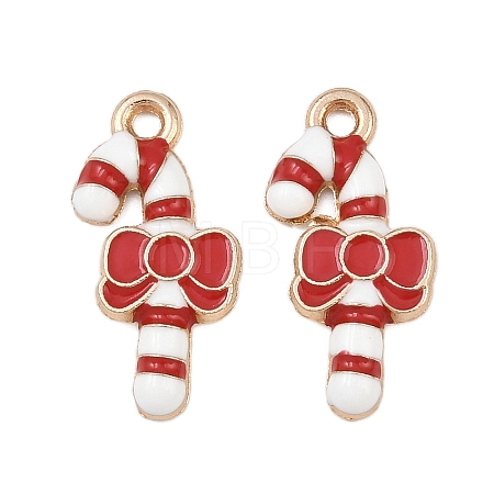 Christmas Alloy Enamel Pendants FIND-I067-02KCG-14A-1
