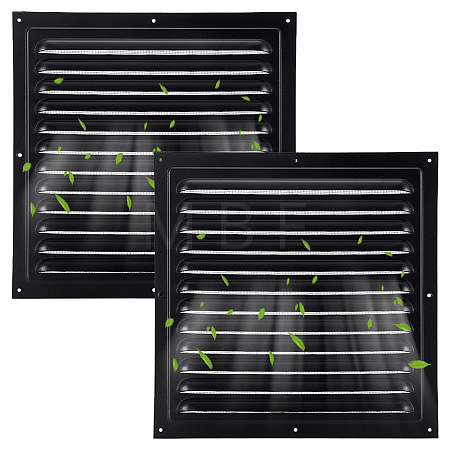 Aluminum Square Wall Vent Grille Cover AJEW-WH0410-220A-02-1