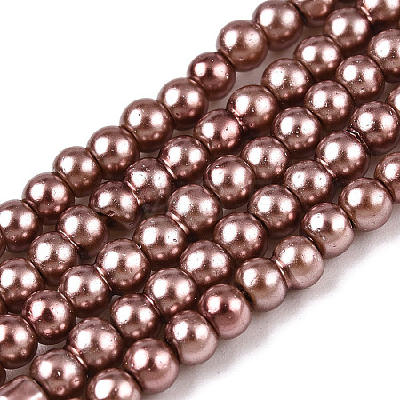 Baking Paint Glass Pearl Bead Strands X1-HY-Q003-3mm-92-1