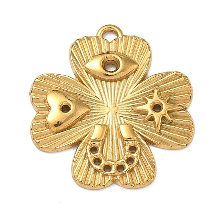 304 Stainless Steel Pendants STAS-P446-12G-1