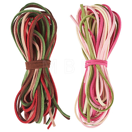 2 Bundles Faux Suede Cord Sets LW-TA0001-08D-1