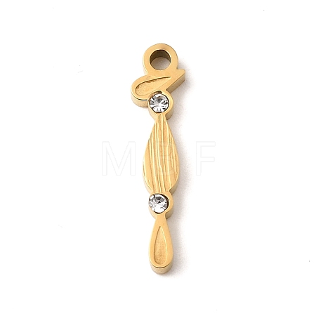 304 Stainless Steel Pendants STAS-K297-05G-1
