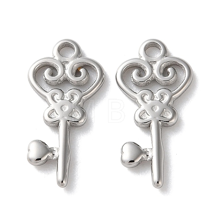 304 Stainless Steel Pendants STAS-L022-555P-1
