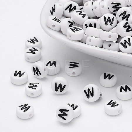 Acrylic Beads Y-PL37C9070-W-1
