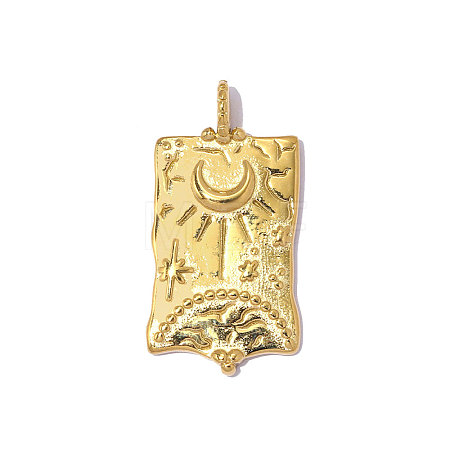 304 Stainless Steel Pendants STAS-OY014-67G-1