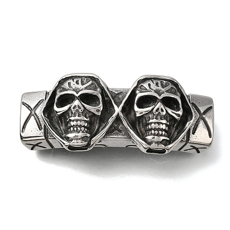 Halloween 304 Stainless Steel Slide Charms STAS-F356-14AS-06-1