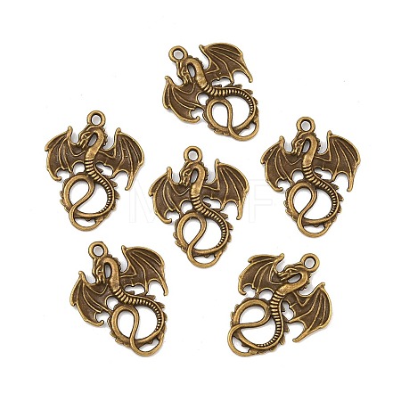 Tibetan Style Pendants TIBEP-K063kg-AB-NR-1