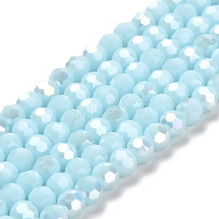 Opaque Glass Beads Stands EGLA-A035-P6mm-B10-1